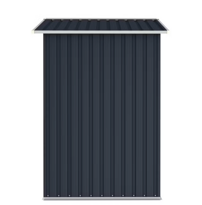 Abris de jardin gris métal 205 x 183 x 129 cm