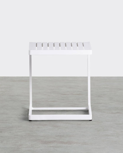 Table d’appoint en aluminium