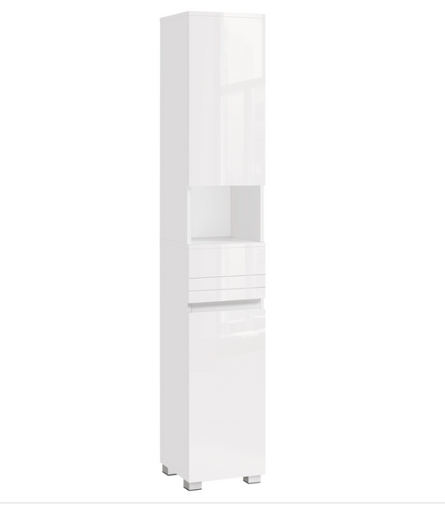 Meuble rangement colonne de salle de bain réglable