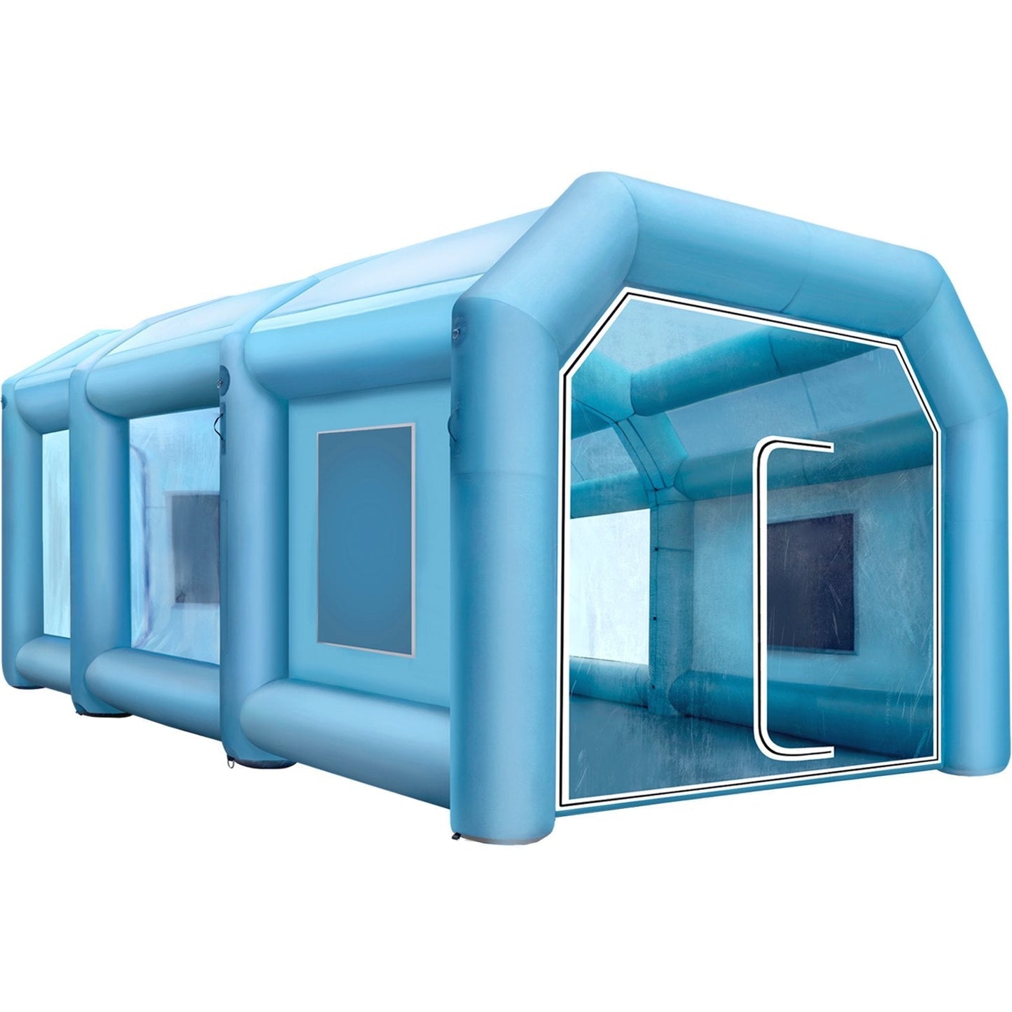 Cabine de Peinture Gonflable