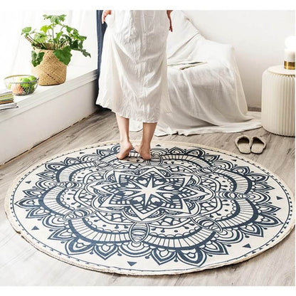 Tapis rond mandala